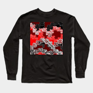 Red, black and grey Long Sleeve T-Shirt